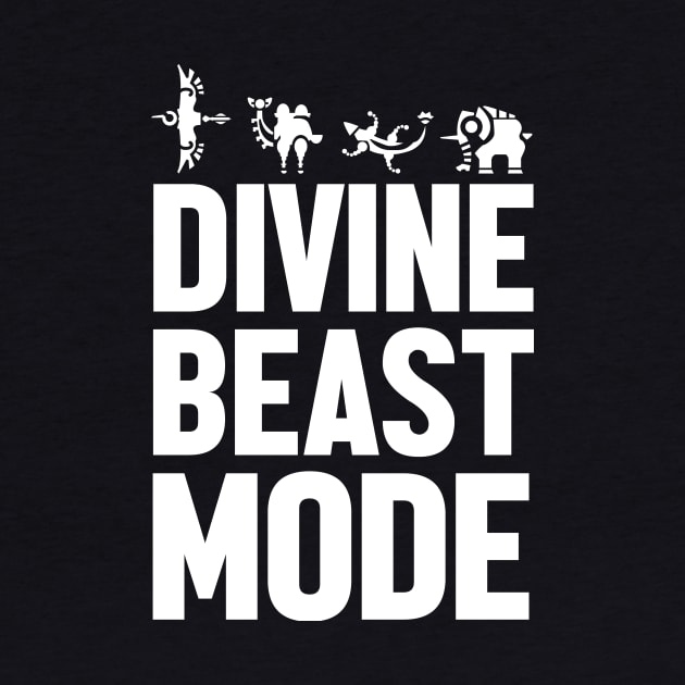 Divine Beast Mode (white) by thisisntcrystal